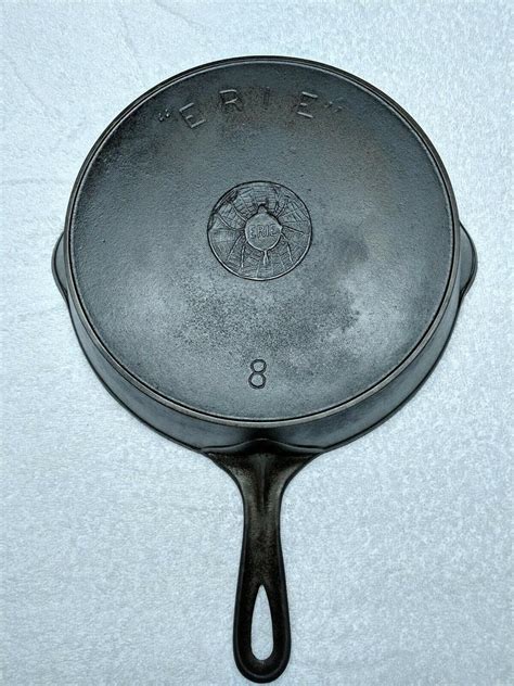 Beautiful Vintage Griswold Erie Spider Logo 8 Cast Iron Skillet 1890 Rare 1998018265