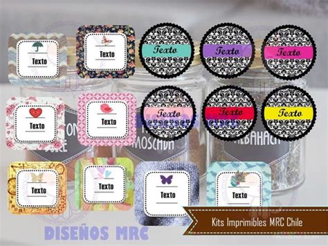 Kit Imprimible Etiquetas Frascos Vasos Frases Editables X Cuotas