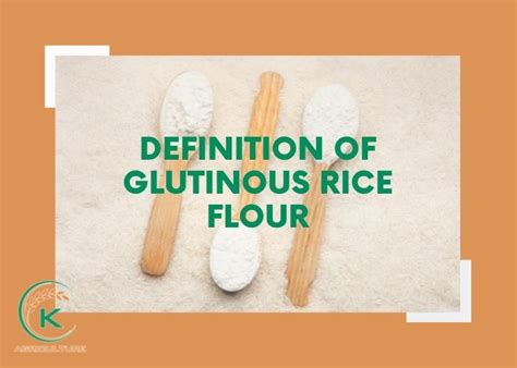 Glutinous Rice Flour Substitute