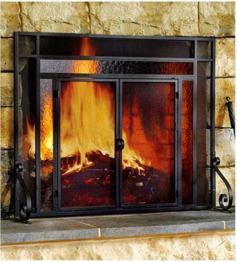 Free Standing Fireplace Screens With Doors – Fireplace Guide by Linda