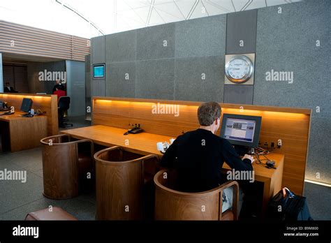 China, Hong Kong, Airport lounge Stock Photo - Alamy