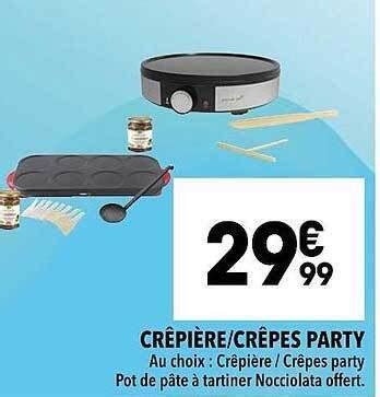 Promo Crêpière crêpes party chez Supeco