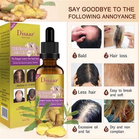 Disaar Hair Care Hair Growth Essential Oils Fast Thick Hair Prevent