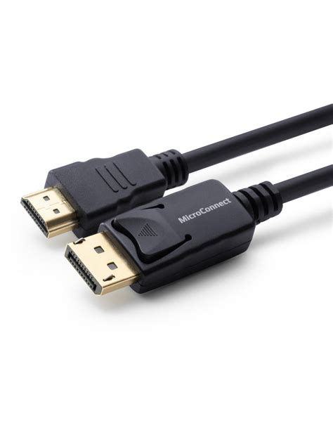 MicroConnect DisplayPort 1 2 To HDMI Cable DisplayPort Male HDMI Male