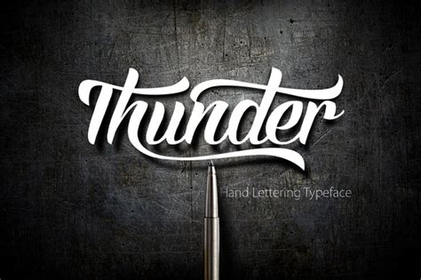 Download Thunder font | fontsme.com