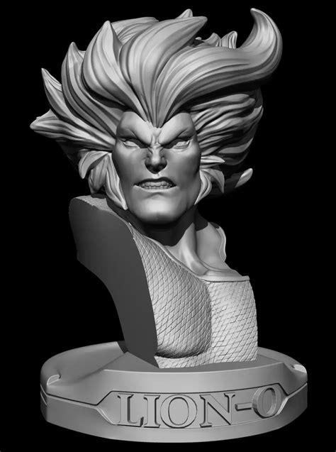 Archivo STL gratis Lion O Thundercats busto fanart 3d impresión STL