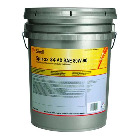 Shell Spirax Ax Sae W Gallon Pail Comolube