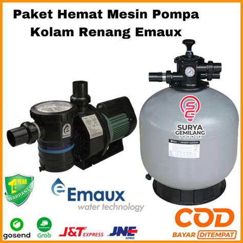 Jual Paket Pompa Kolam Renang Emaux SB10 10 1HP Sand Filter P500 21