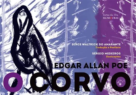 O Corvo De Allan Poe Edgar Editora Iluminuras Ltda Capa Mole Em