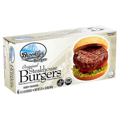 Brooklyn Burger Original, Steakhouse Burgers