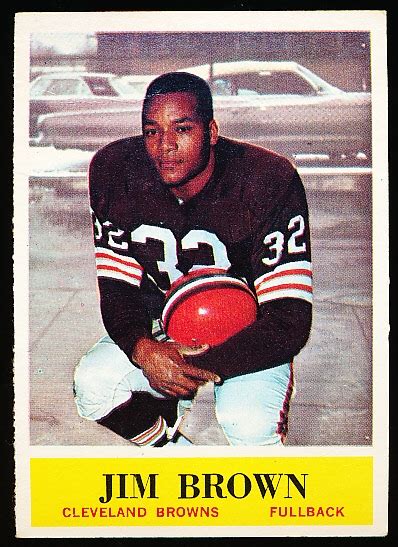 Lot Detail Philly Fb Jim Brown Browns