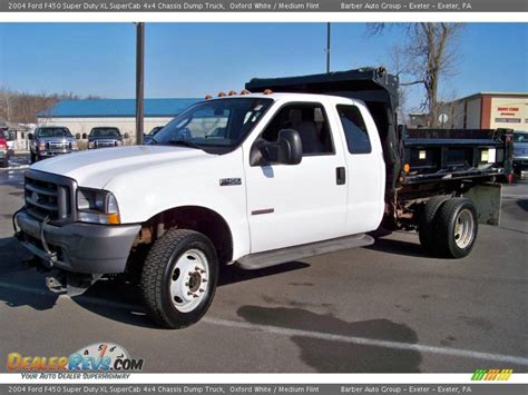 2004 Ford F450 Super Duty Xl Supercab 4x4 Chassis Dump Truck Oxford