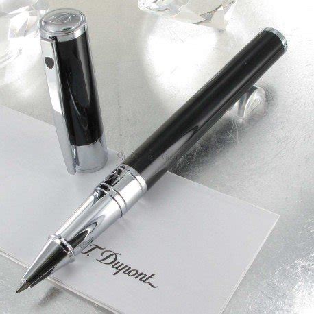 Stylo Roller Dupont D Initial Noir Brillant Au Meilleur Prix Sur