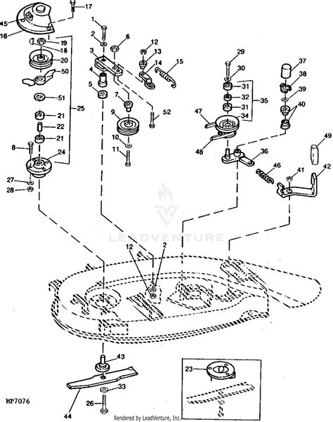 John Deere D140 D150 D155 D160 Deck Parts Diagram 60 Off