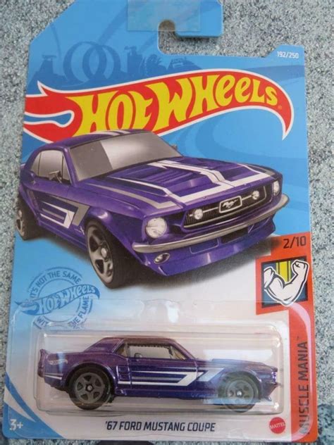 Hot Wheels 1967 Ford Mustang Coupe Purple HW Muscle Mania Etsy UK