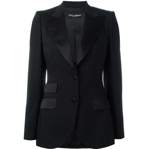 Dolce Gabbana Classic Blazer Rub Liked On Polyvore