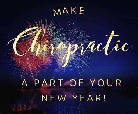 Make Chiropractic Care A Part Of Your New Year