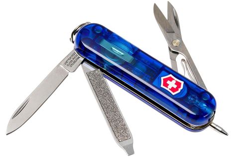 Victorinox Signature Lite Schweizer Taschenmesser Transparent Blau