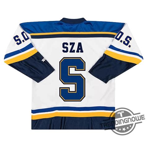 SZA Jersey SZA SOS Hockey Jersey SOS Blind New Album Merch 2023 North