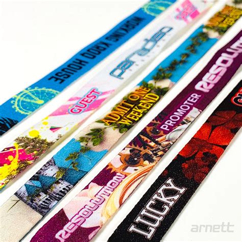 Full Color Cloth Wristbands - Great for festivals and Events