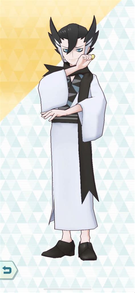 Grimsley Kimono Pokemon Art Pokemon Pokemon Characters