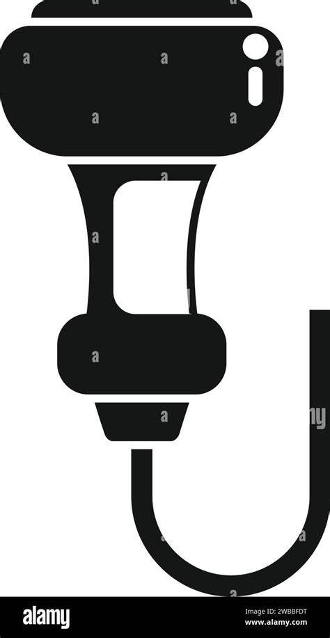 Echocardiogram Icon Simple Vector Sonograph Diagnosis Doctor Ultra