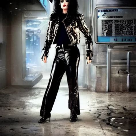 Michael Jackson Cyberpunk Vogue Photoshoot Stable Diffusion Openart