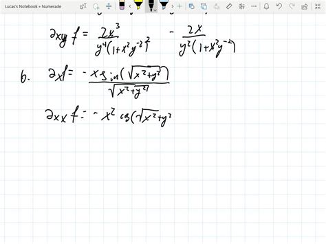 ⏩solvedcompute All Mixed Second Order Partial Derivatives Of Each