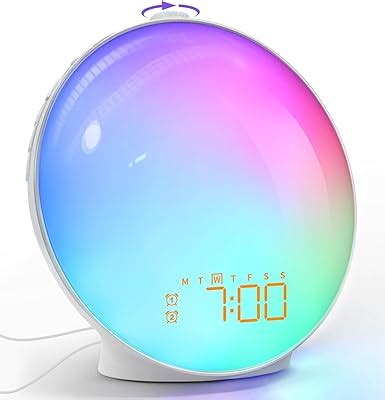 Ecozy Sunrise Alarm Clock For Heavy Sleepers Smart Wake Up Light With