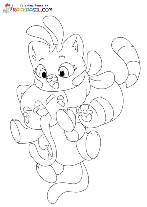 Dibujos De Candy Cat Poppy Playtime Para Colorear