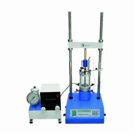 Blue Mild Steel Triaxial Testing Apparatus Kg Automation Grade