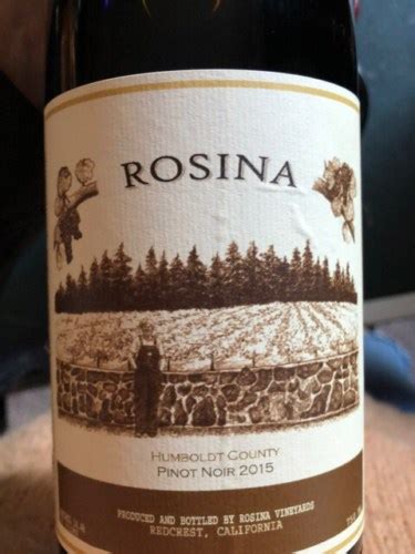 Rosina Vineyard Pinot Noir Vivino US