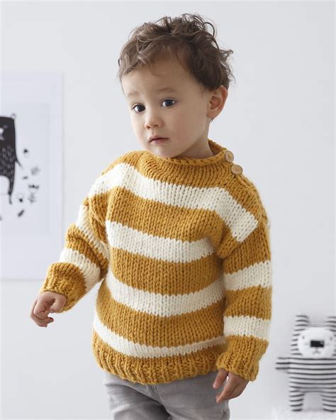 Modèle Pull Garçon Marwin Phil Rapido Tricot layette Patron tricot