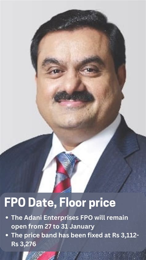 Adani Enterprises Announces Rs 20 000 Crore FPO Check Floor Price Lot