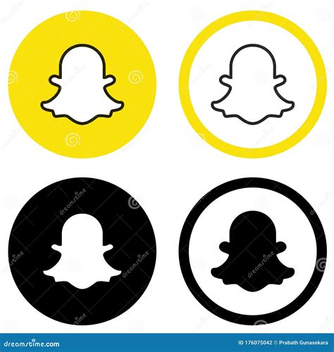 Colored Snapchat Logo Icon Vector Illustration | CartoonDealer.com #175765760