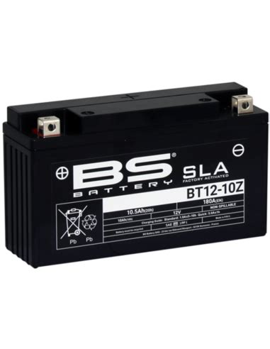 Batterie BS BATTERY SLA sans entretien activé usine BT12 10Z