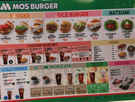 MOS Burger In Ortigas Serves Japans Famed Cheeseburgers And More