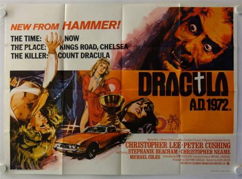 Dracula jagt Mini Mädchen originales British Quad Filmplakat