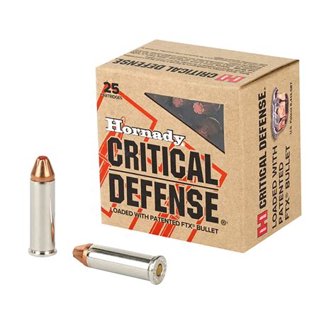 Hornady Special Gr Ftx Critical Defense Rounds Delta Mike Ltd