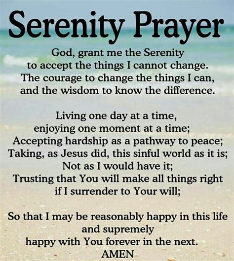 Serenity Prayer Printable Image Free Printable Word Searches