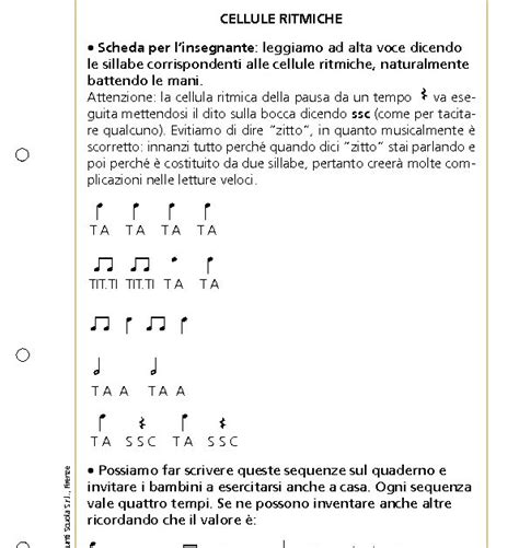 Cellule ritmiche | Giunti Scuola
