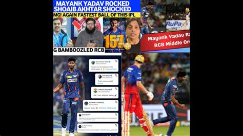 Pak Media Shocked By Mayank Yadav S Bowling As LSG Beats RCB By 28