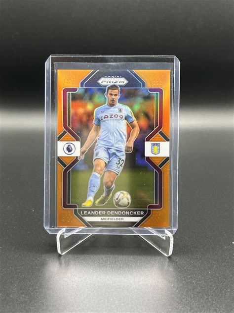 2022 23 Prizm Premier League LEANDER DENDONCKER Orange 13 15 SSP Aston