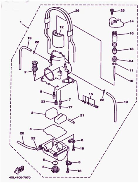 Yamaha Blaster Carburetor Diagram