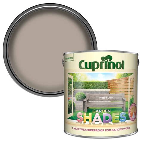 Cuprinol Garden Shades Muted Clay Exterior Paint 2 5l Wilko