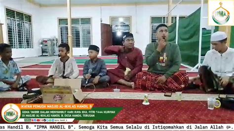 Gema Takbir Dalam Menyambut Hari Raya Idul Fitri Hijriyah Di