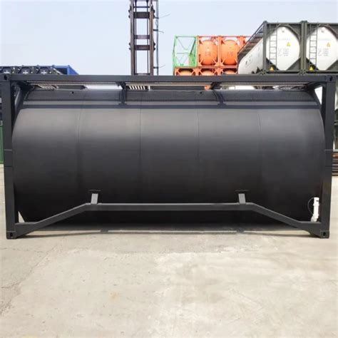 Model Iso 20ft 40ft Bitumen Asphalt Storage Tank Container Aluminium