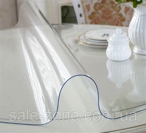 Мягкое гибкое стекло на стол Силиконовая скатерть Soft Glass (1.1х1.4м ...