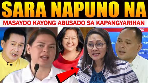 VP Sara Nag WALK OUT FL Liza Marcos Snabera Ka Eric Palitan Si PBBM