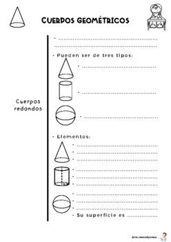 Los Cuerpos Geom Tricos Ficha De Trabajo By Tips De Maestra Tpt